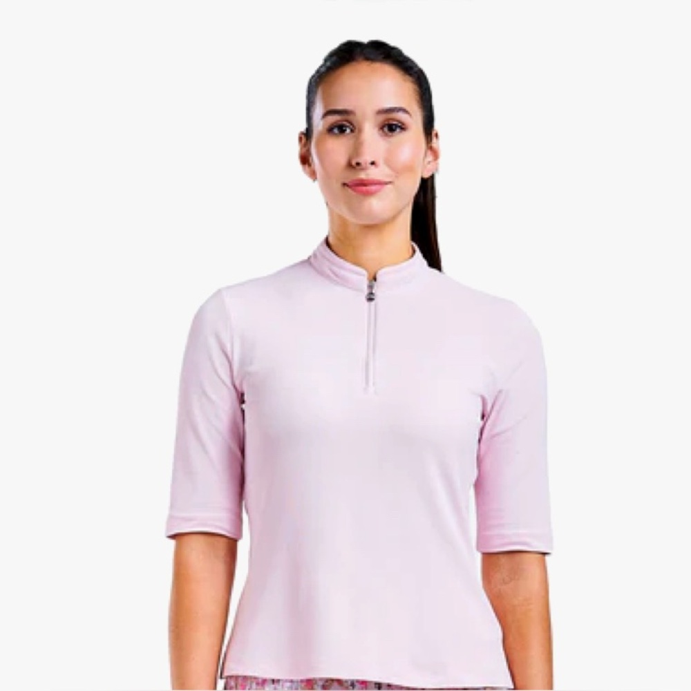 NVO Noa II Lavender Mock UPF 50+ Golf Polo NWT